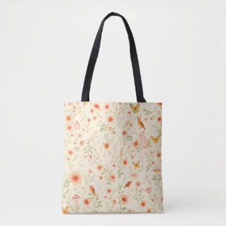 Cottagecore Canvas tas – geïnspireerd