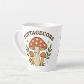 Cottagecore Champignons Café Mug (Angle gauche)