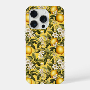 Cottagecore Design Citroenpatroon iPhone Hoesje iPhone 15 Pro Hoesje