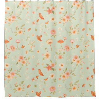 CottageCore Douchegordijn - een grillige touch