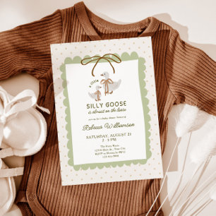 Cottagecore Dwaze Gans Geslacht Neutrale Baby Show Kaart