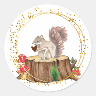 Cottagecore Eekhoorn Sticker