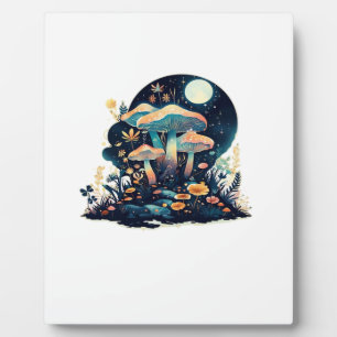 Cottagecore En Aesthetic Goblincore Paddenstoelen Fotoplaat