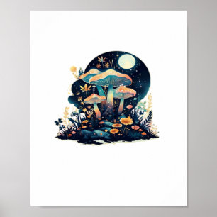 Cottagecore En Aesthetic Goblincore Paddenstoelenb Poster