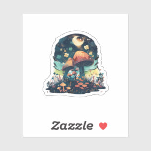 Cottagecore En Aesthetic Goblincore Paddenstoelenb Sticker
