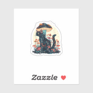Cottagecore Esthetiek Goblincore Paddenstoel Fairy Sticker