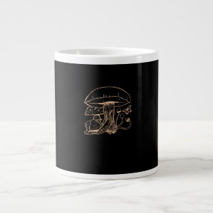 Cottagecore Esthetiek Goblincore Paddenstoel Slak Extra Grote Beker