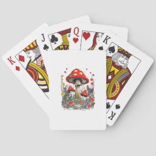 Cottagecore Esthetiek Paddenstoel Goblincore Minim Pokerkaarten