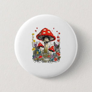 Cottagecore Esthetiek Paddenstoel Goblincore Minim Ronde Button 5,7 Cm