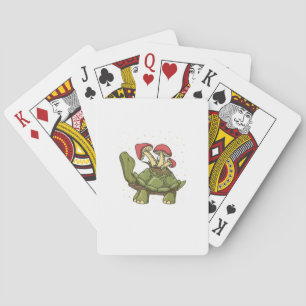 Cottagecore Esthetiek Paddenstoel Schildpad Landsc Pokerkaarten