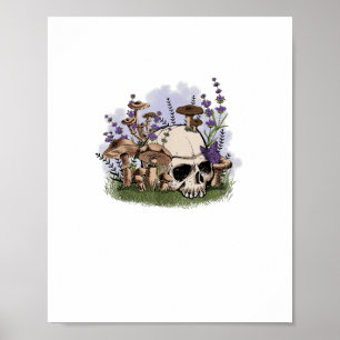 Cottagecore Esthetische Paddenstoelenman Goblincor Poster