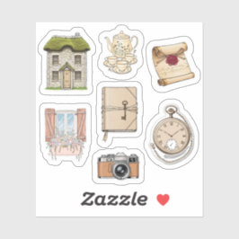 Cottagecore Esthetische Sticker Blad