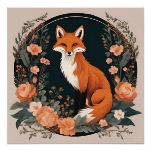 Cottagecore Fox Perfect Poster
