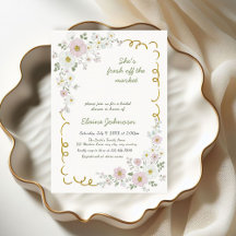 Cottagecore Fresh Off the Market Bridal Shower