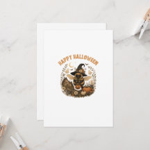 Cottagecore Heks Bij Happy Halloween