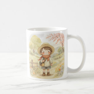 Cottagecore Jongens Koffiemok – Kind_Ones Stijl