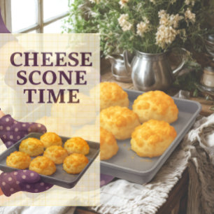 Cottagecore Kaas Scone Theedoek – Boerderijstijl
