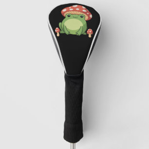 Cottagecore Kikker Esthetiek Cute Kikker met Padde Golfheadcover