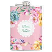 Cottagecore kolibrie heupfles (Voorkant)