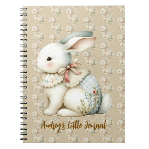 Cottagecore Konijn Charme All-Over Print Schort Notitieboek