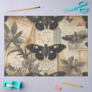 Cottagecore Maanvlinder Botanicals Apotheek Tissuepapier
