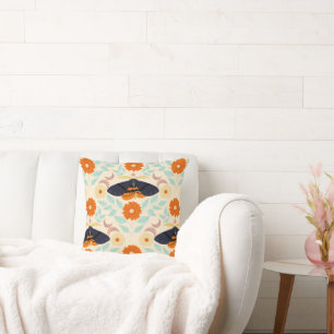 Cottagecore Motief Kunst Retro Bloemendesign Kussen