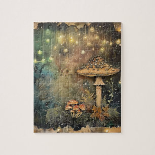 Cottagecore Mushroom Fairy Lights Legpuzzel