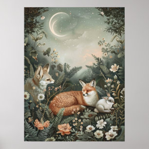 Cottagecore mystique Poster Whimsical Nature