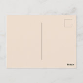 Cottagecore Owl Briefkaart (Achterkant)