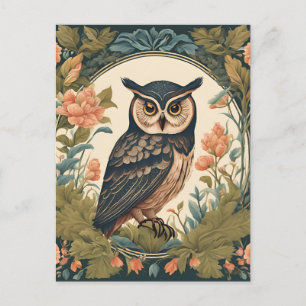 Cottagecore Owl Briefkaart