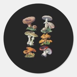 Cottagecore Paddenstoelen Goblincore Esthetiek Pad Ronde Sticker