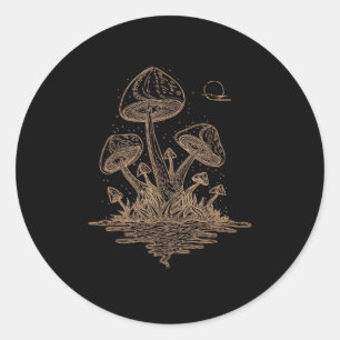 Cottagecore Paddenstoelen Schimmels Goblincore Est Ronde Sticker