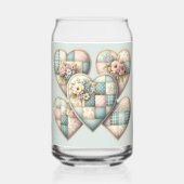 Cottagecore Pastel Cœurs Patchwork (Verso)