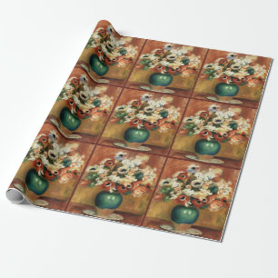 Cottagecore Renoir Bloemstuk Fijne Kunst Cadeaupapier