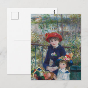 Cottagecore Renoir Zusters Tuin Landschap Briefkaart