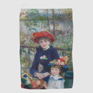Cottagecore Renoir Zusters Tuin Landschap Golfhanddoek