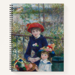 Cottagecore Renoir Zusters Tuin Landschap Notitieboek