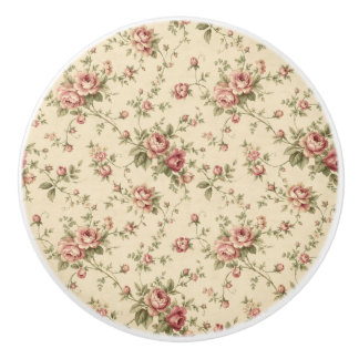 Cottagecore Rozen Keramische Knop