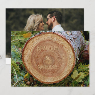 Cottagecore Rustiek Land Houten Graan Slice Boho Save The Date