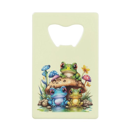 Cottagecore Toadstool Champignons et grenouille (Devant)