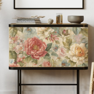 Cottagecore Vintage Rozen Bloemendecoupage Tissuepapier