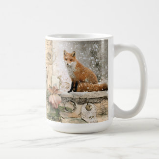Cottagecore Winter Vos Scrapboek Op Maat Koffiemok