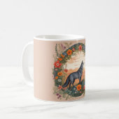 Cottagecore Wolf Koffiemok (Voorkant links)