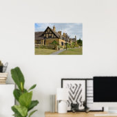 Cottages à Broadway, Cotswolds poster print (Bureau à domicile)