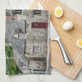 Cottages anglais serviette de thé (Quart Plié)