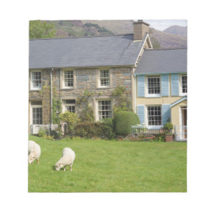 Cottages, Beddgelert, Gwynedd, Wales Notitieblok