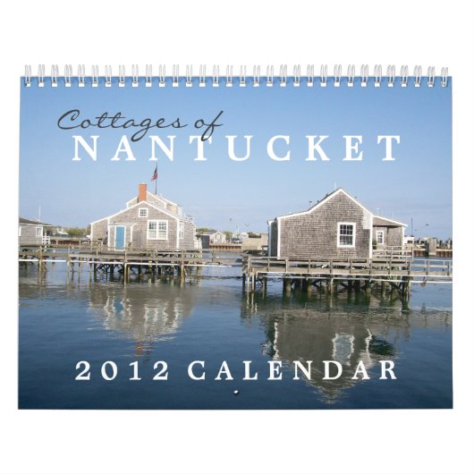 Cottages de calendrier de Nantucket 2012 (Protection)