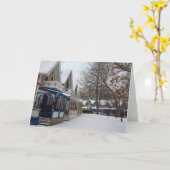 Cottages d'hiver - Carte Vignoble Martha's (Fleur jaune)