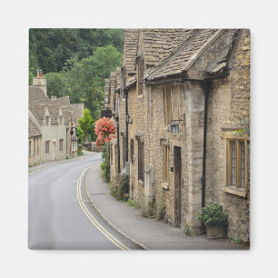 Cottages in Castle Combe, UK-fotomagneet Magneet