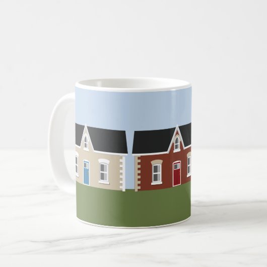 Cottages victoriens Mug (Devant gauche)